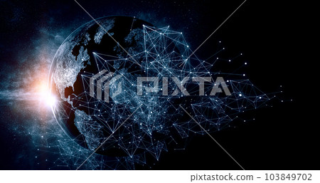 Global technologies concept. Elements of the image furnished by NASA Global technologies concept. Elements of the image furnished by NASA 103849702
