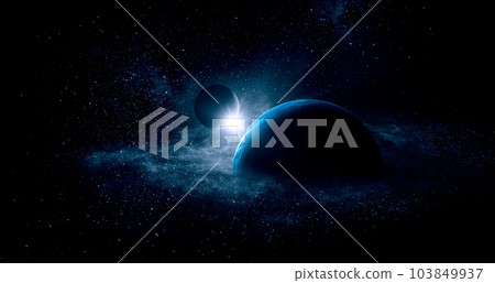 Image of outer space. . Mixed media Image of outer space. . Mixed media 103849937