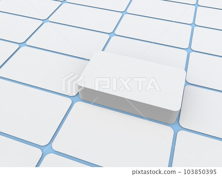 Lots of business cards mockup on a blue background. Lots of business cards mockup on a blue background. 103850395