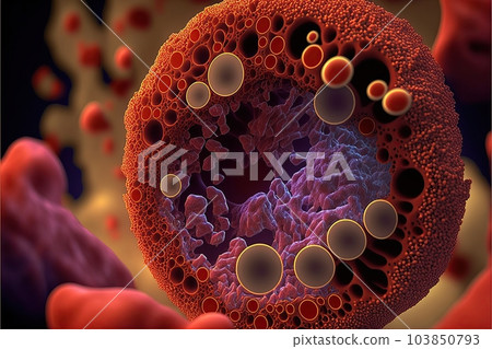 3d, erythrocyte, hemoglobin 103850793