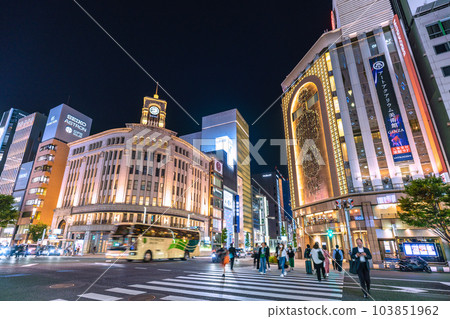 轉為日本東京街景第5等級後一周過去了……20:00以後銀座還是很擁擠。更多沒有 ma 的人 = 5 月 16 日 103851962