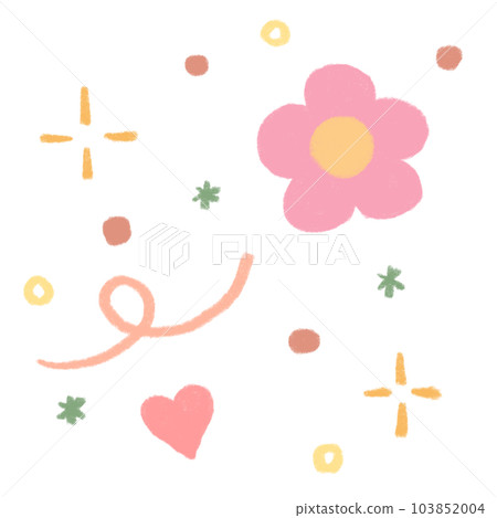 Cute flower in sparkle Cute flower in sparkle 103852004
