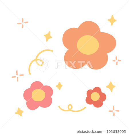 Cute flower in sparkle Cute flower in sparkle 103852005