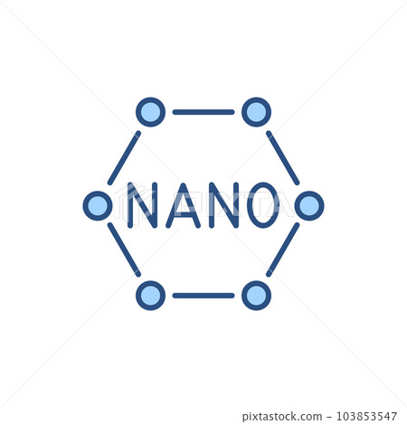 Nanotechnology related vector icon. Nanotechnology related vector icon. 103853547
