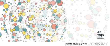 Round dots frame with empty space. Circle dotted design. Vector abstract background Round dots frame with empty space. Circle dotted design. Vector abstract background 103853652