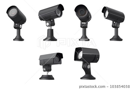 ui set vector illustration of security camera isolated on white background 103854038