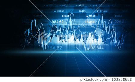 Investment Background, Financial Diagram with Graph Stock Numbers, Recession Global Market, Crisis, Inflation, Deflation, Digital Data Financial Investment and Trading Trends, 3d rendering Investment Background, Financial Diagram with Graph Stock Numbers, Recession Global Market, Crisis, Inflation, Deflation, Digital Data Financial Investment and Trading Trends, 3d rendering 103858698