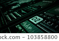 Graphic Dashboard Head-up display and Futuristic User Interface GUI, Future Technology Digital Cyberspace and Global Network Connection Tracking GPS, 3d rendering 103858800