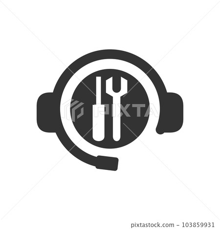 service logo template. Icon Illustration Brand Identity. Isolated and flat illustration. Vector graphic 103859931