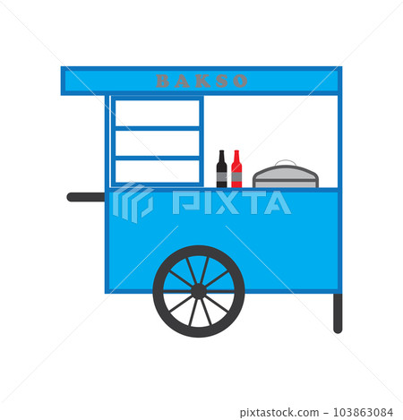 meatball cart icon 103863084
