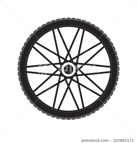 bicycle wheel icon 103863172