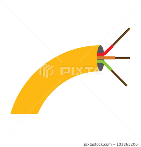 Electric cable icon Electric cable icon 103863200