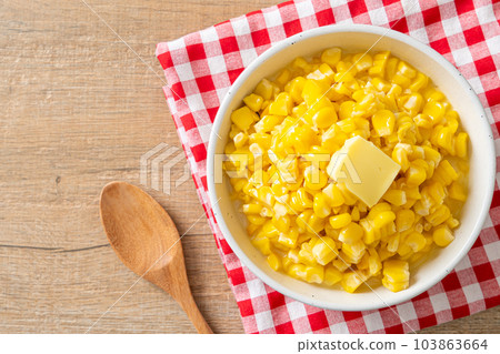 Butter corn or Sweet corn Butter corn or Sweet corn 103863664