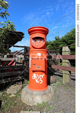 Scenery with a Chiba Choshimaru post (Choshimaru Tokawa Station) Scenery with a Chiba Choshimaru post (Choshimaru Tokawa Station) 103864082