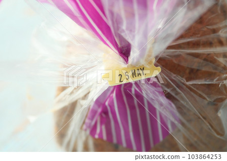 expiry date on a bread packet expiry date on a bread packet 103864253