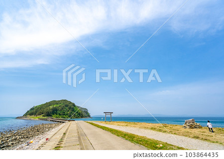 Oshima Natsudomari Peninsula Natsudomari Scallop Line Hiranai Town 103864435