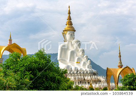 Beautiful temple is name Wat Phra Thart Pha Son Kaew Located in Khao Kho, Phetchabun province of Thailand. Temple of public. Beautiful temple is name Wat Phra Thart Pha Son Kaew Located in Khao Kho, Phetchabun province of Thailand. Temple of public. 103864539