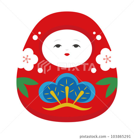 Illustration of Kaga Hachiman Okiagari doll 103865291