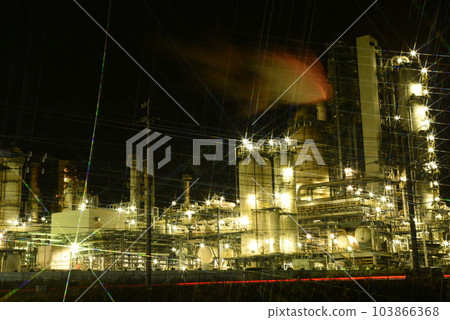 Night view of Taiyo Oil Shikoku Plant Night view of Taiyo Oil Shikoku Plant 103866368