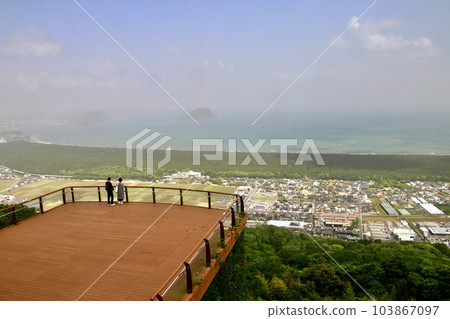 View from Mt. Kagami Observatory (Karatsu City, Saga Prefecture) 103867097