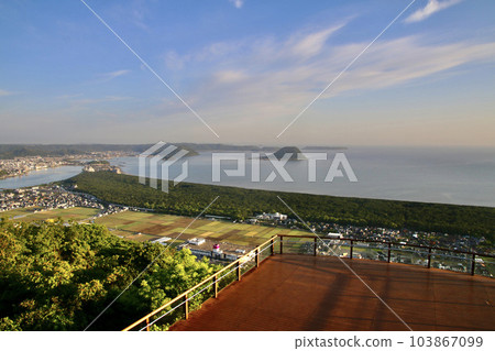 View from Mt. Kagami Observatory (Karatsu City, Saga Prefecture) 103867099