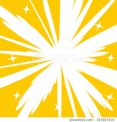 Manga style simple orange concentration line background Manga style simple orange concentration line background 103867818