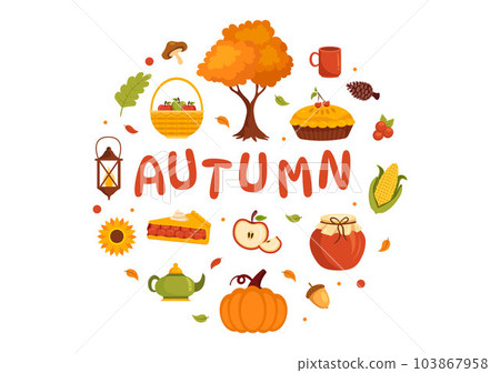 Autumn Vector Illustration Panoramic of Mountains and Maple Trees Fallen with Yellow Foliage in Flat Cartoon Hand Drawn Landing Page Templates Autumn Vector Illustration Panoramic of Mountains and Maple Trees Fallen with Yellow Foliage in Flat Cartoon Hand Drawn Landing Page Templates 103867958