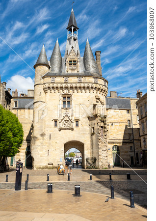 The door or gate Porte Cailhau is beautiful gothic architecture from the 15th century. It is both a The door or gate Porte Cailhau is beautiful gothic architecture from the 15th century. It is both a 103868007