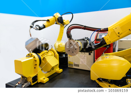 Robot arm on a factory 103869159