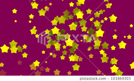 Gold star icons on viva magenta background. Star review. Abstract backdrop Gold star icons on viva magenta background. Star review. Abstract backdrop 103869303