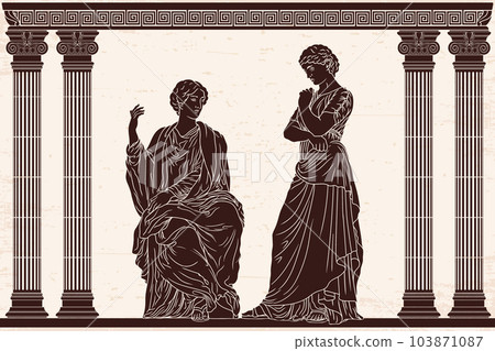 Ancient Greek people. Ancient Greek people. 103871087