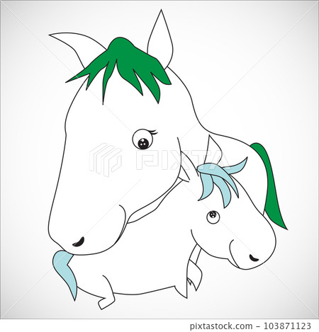 Nursing Animal Lover Cartoon 103871123