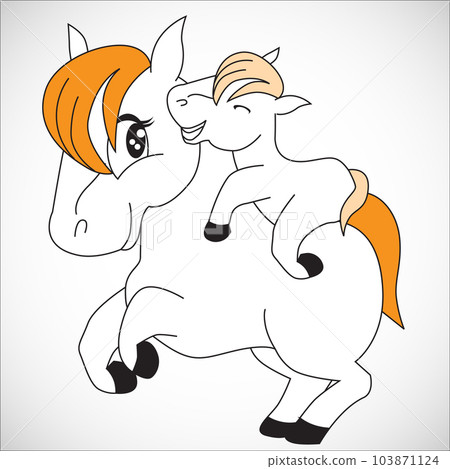 Nursing Animal Lover Cartoon 103871124