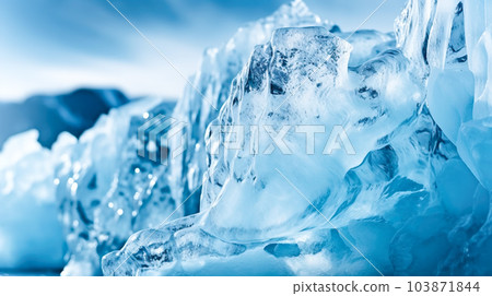 Glacier landscape "AI-generated image" 103871844