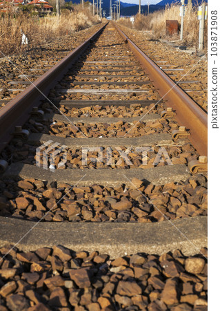 Railroad crossing, Mine line, local line, diesel car, Asa station, Mine Railroad crossing, Mine line, local line, diesel car, Asa station, Mine 103871908