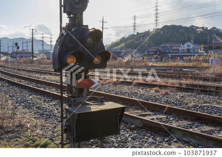 Railroad crossing, Mine line, local line, diesel car, Asa station, Mine 103871937