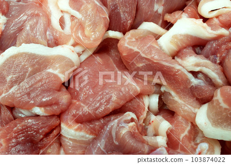 Cut off domestic pork 103874022