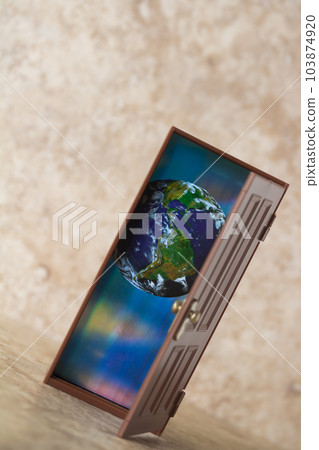 Open the door to another world, space Open the door to another world, space 103874920