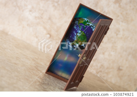 Open the door to another world, space Open the door to another world, space 103874921