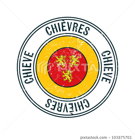 Chievres city grunge rubber stamp 103875701