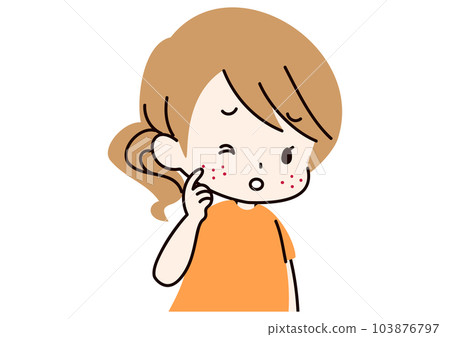 Women who care about rough skin Women who care about rough skin 103876797