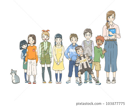 小學同學插畫 103877775