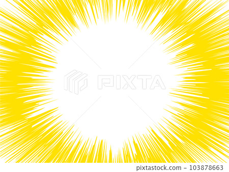 Radial emphasis line manga background yellow 1 Radial emphasis line manga background yellow 1 103878663
