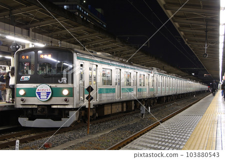 [JA] Saikyo Line 205 series (6-door car consolidation formation) just before retirement 103880543