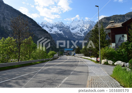 "Monte Bianco" seen from Courmayeur "Monte Bianco" seen from Courmayeur 103880570