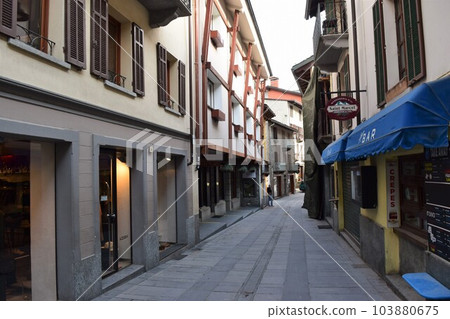 Courmayeur, the city of the Tour du Mont Blanc 103880675