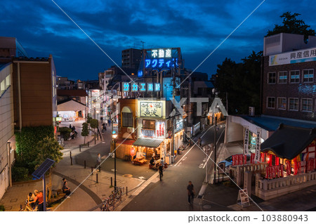 《Tokyo》Nostalgic cityscape/Tokyo downtown night view 《Tokyo》Nostalgic cityscape/Tokyo downtown night view 103880943