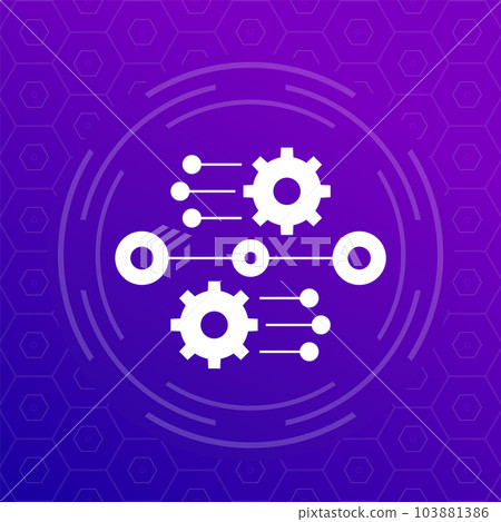 streamline process icon, vector illustration 103881386