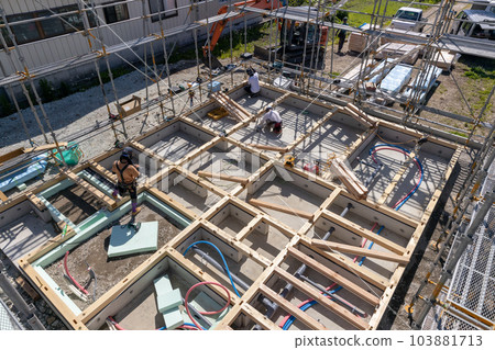 房屋建築工程(地基鋪設) 房屋建築工程(地基鋪設) 103881713