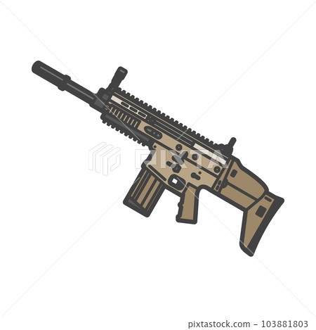 Desert Combat Assault Rifle Flat Dark Earth Paint 103881803